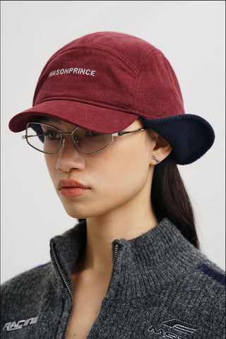 [MASONPRINCE] Fleece Worker Hat with Ear Flaps