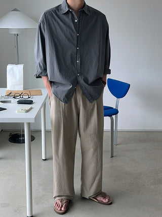 Biya Pigment Linen Shirt