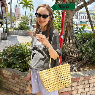 Vivid Mesh Tote Bag