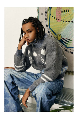 [CONP] Lucky Clover Wide Leg Jeans