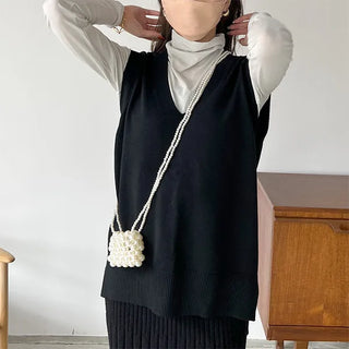See-through turtleneck t-shirt
