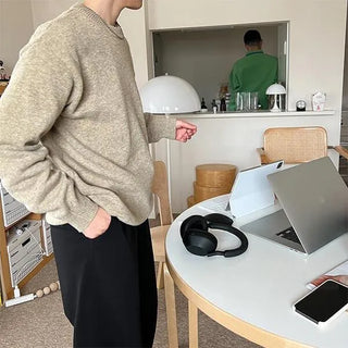 Cashmere wool round knit
