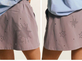 [Monterest] Quick-Dry Outdoor Skort with Totem Print