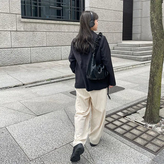 Balloon Cotton Easy Pants