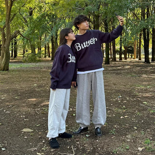 Unisex Butter Lettering Knit