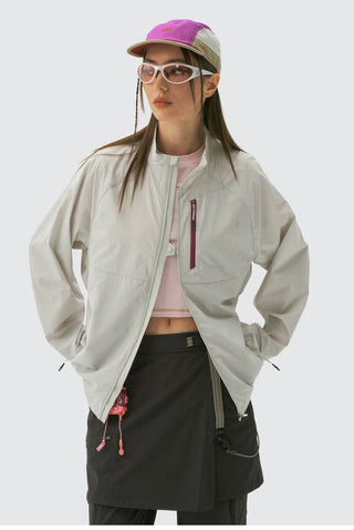 [Monterest] Packable Water-Resistant Zip-Up Jacket