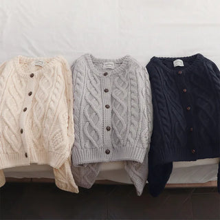 Cable cardigan