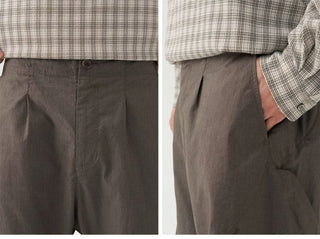 [Monterest] Enzyme Washed Wide Leg Work Pants
