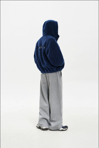 [MASONPRINCE] Fleece Hooded Jacket