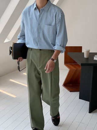 Cohen Seersucker Stripe Shirt