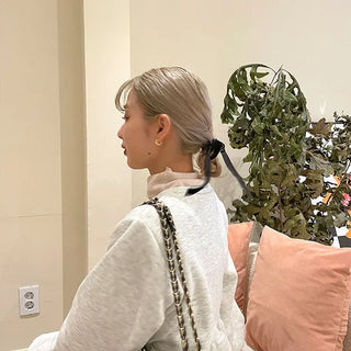Ribbon hair tie