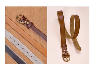 [CULTUM] Top Grain Distressed Belt