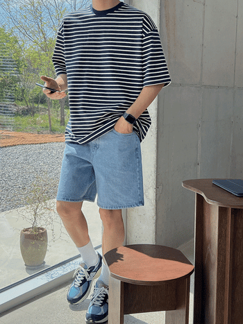 Low Stripe 1/2 T-shirt