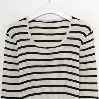 meg stripe ribbed knit