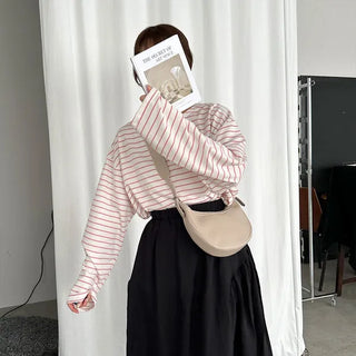 Oversized striped T-shirt