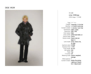 CONP Peplum Leather Jacket (Gray)