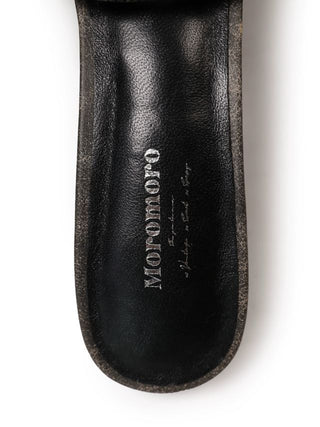 [moromoro2] Leather Bowknot Sandals