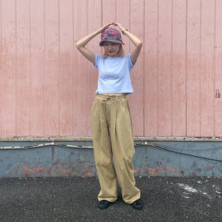 Unisex elasticated cotton pants