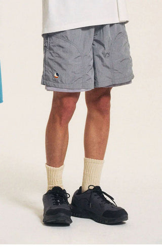 [Monterest x TTTM] Layered Packable Nylon Sports Shorts
