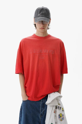 [MASONPRINCE] Nostalgic short-sleeved T-shirt