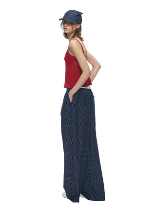 [NECY] Mini Dot Allover Print Wide Pants (2color)