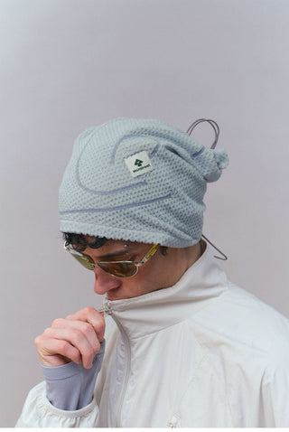 [Monterest] Fleece Beanie with Dual Track Drawstring