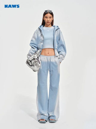 [NOTAWEAR] Sand Washed Flare Sweatpants