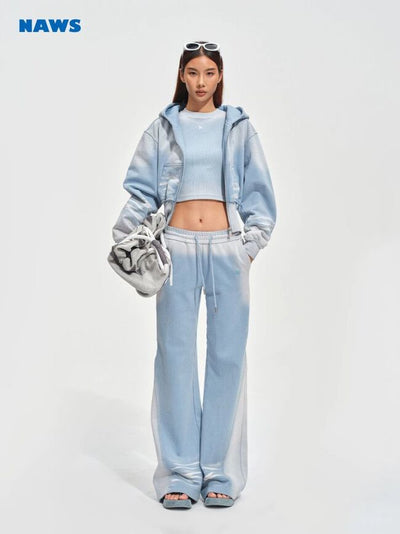 [NOTAWEAR] Sand Washed Flare Sweatpants