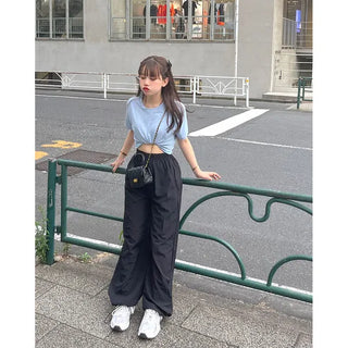Basic Color Cropped T-Shirt