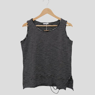 Striped sleeveless top