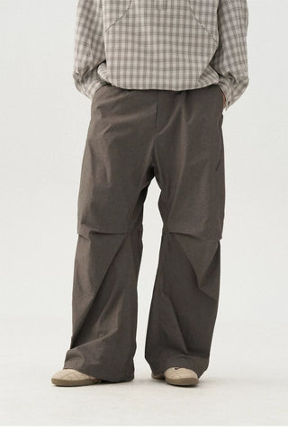 [Monterest] Enzyme Washed Wide Leg Work Pants