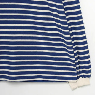 Two-tone striped long-sleeved T-shirt