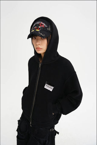 [MASONPRINCE] Graffiti Bear Distressed Baseball Cap