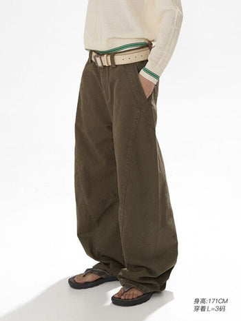 [MASONPRINCE] Heavy Beaded Canvas Pants