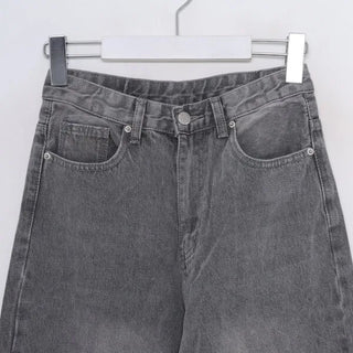 Wide-fit denim pants