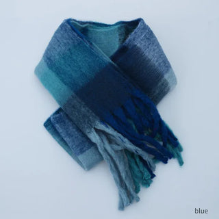 Colorful checkered scarf