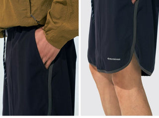 [Monterest] Quick-Dry Contrast Trim Surf Shorts