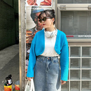 Knit bolero