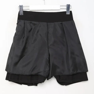 Pleated mini skirt