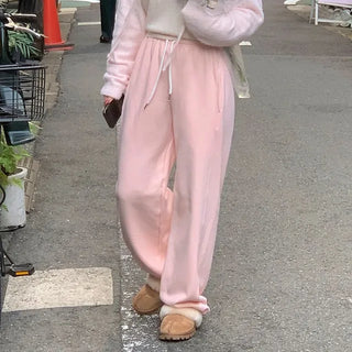 Warming brushed-back 2-way sweatpants