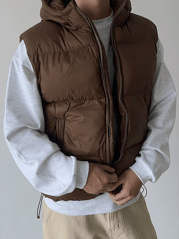 Nouveau Hooded Padded Vest