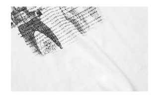 [MASONPRINCE] Washed Rock Print T-Shirt