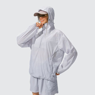 [Monterest] Packable Hooded Half-Zip Anorak