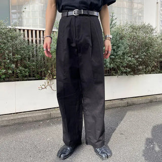Wide cotton pants