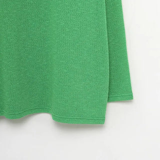 Oversized knit hoodie
