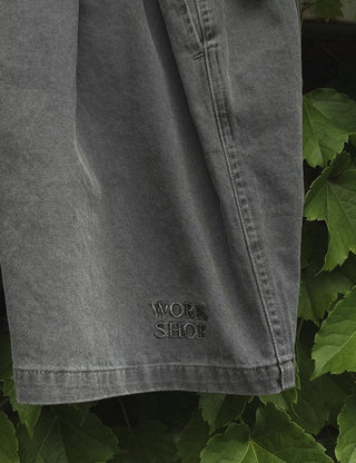 WORK Pigment Elastic Waist Shorts (4 colors)