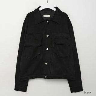 Pocket suede jacket