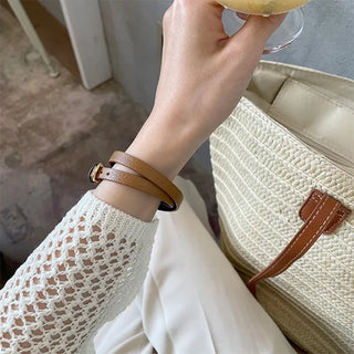 Leather bracelet