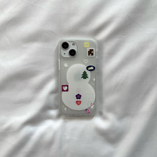[MADE] Winter Little Pieces - Frosted Jelly Case