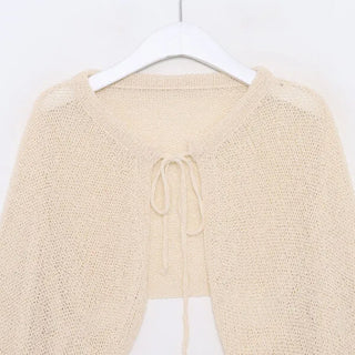 Ribbon strap bolero